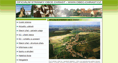 Desktop Screenshot of obec-chrast.cz